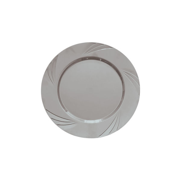 Gümüş Mika Parti Tabağı 22.5 cm