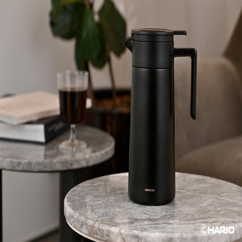 Hario CHP-800-B Yalıtımlı Servis Sürahisi, 800 ml, Siyah