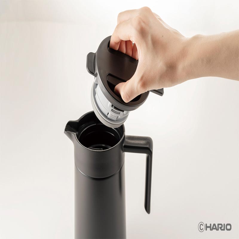 Hario CHP-800-B Yalıtımlı Servis Sürahisi, 800 ml, Siyah