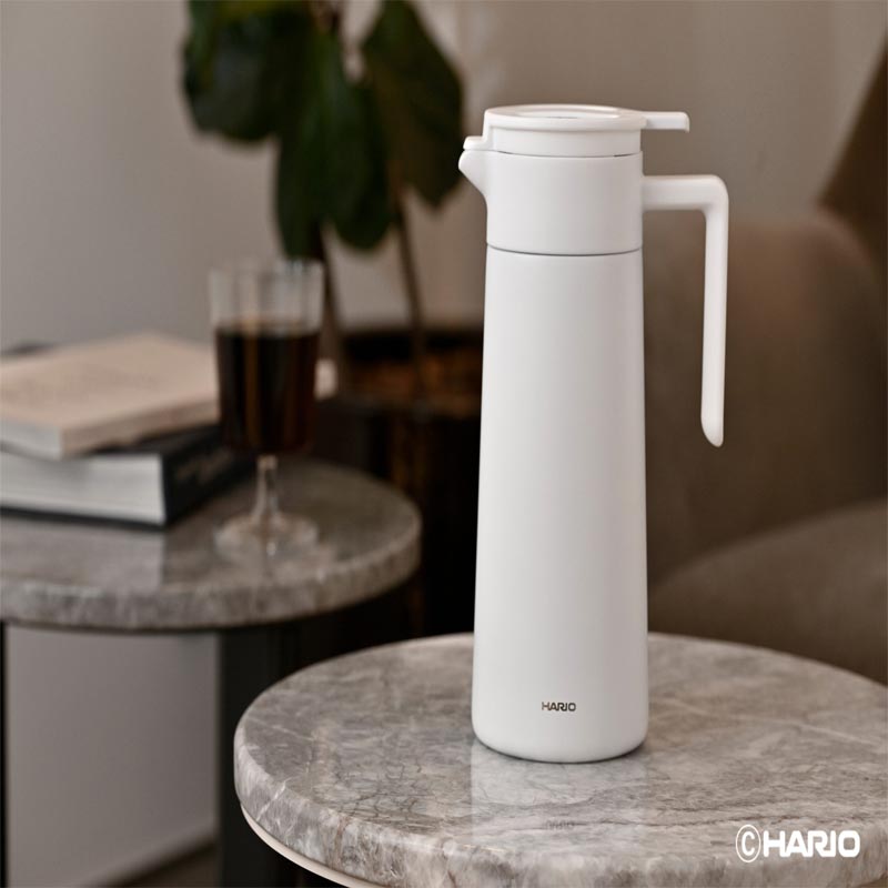 Hario CHP-800-W Yalıtımlı Servis Sürahisi, 800 ml, Beyaz