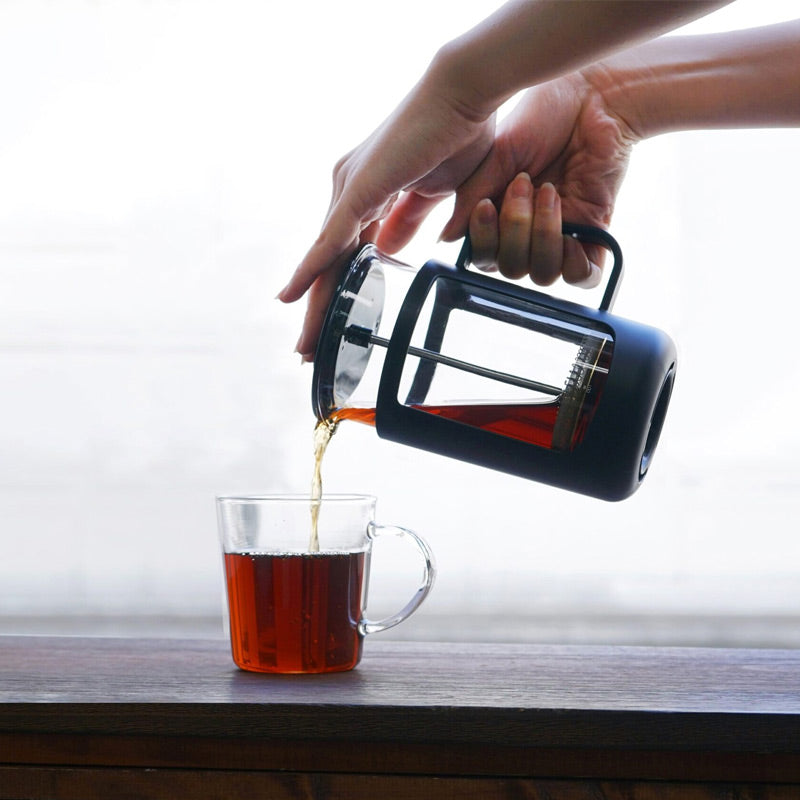 Hario CPU-4-B Cafe Press U French Press, 600 ml, Siyah