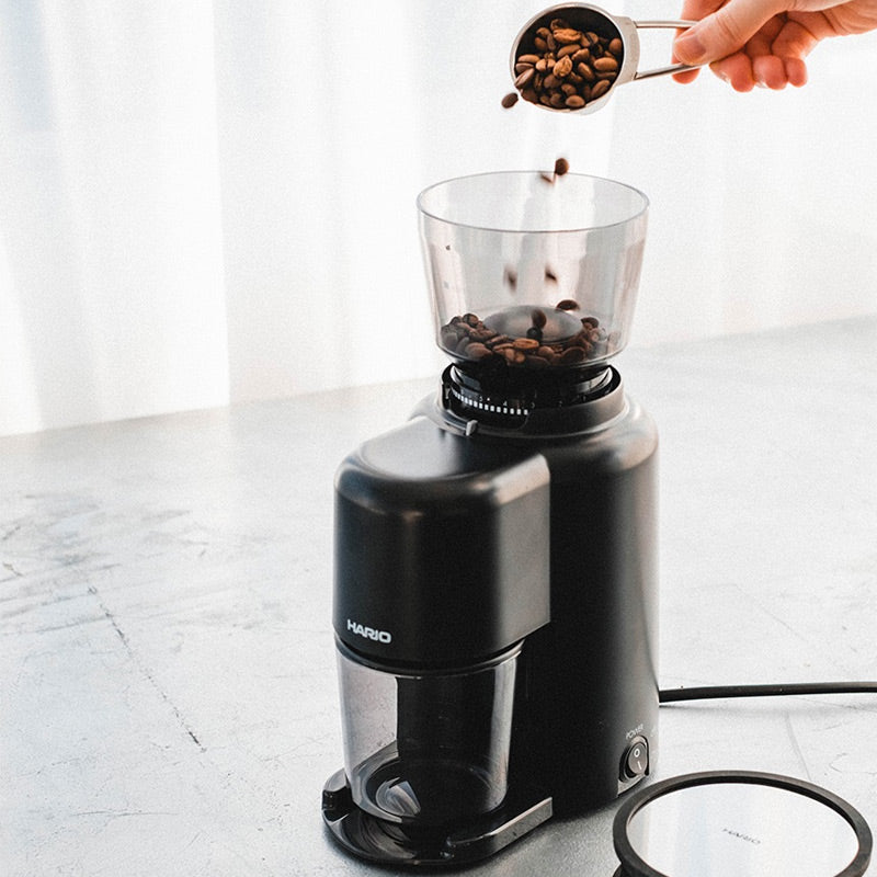 Hario EVCN-8B COMPACT N V60 Kahve Değirmeni, Elektrikli