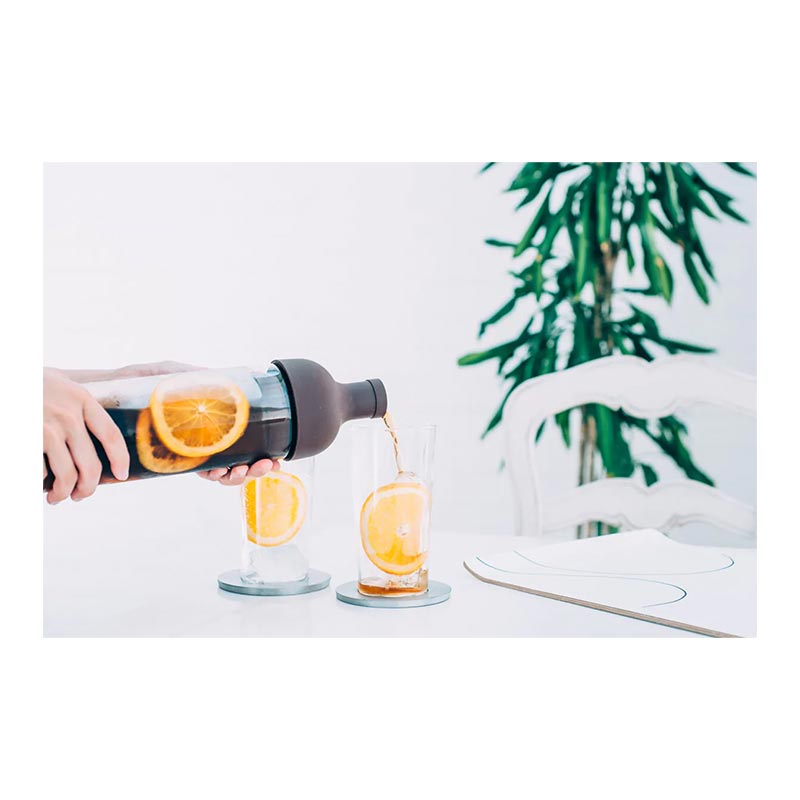 Hario FIC-70-CBR Filtreli Soğuk Demleme Şişesi, 650 ml, Kahverengi