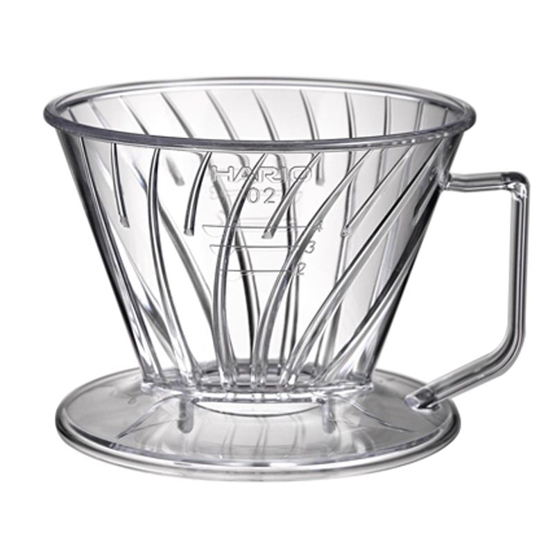 Hario PED-02-T Pegasus 02 Plastik Dripper, Şeffaf