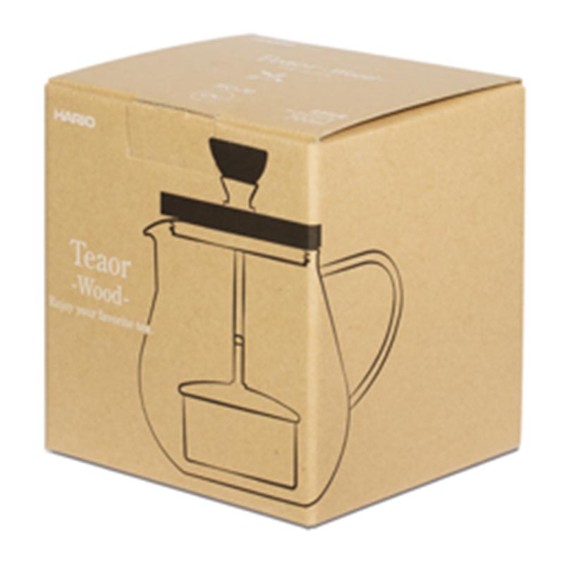 Hario TEO-70-OV Pull Up Tea Maker, Teaor Wood, 700 ml