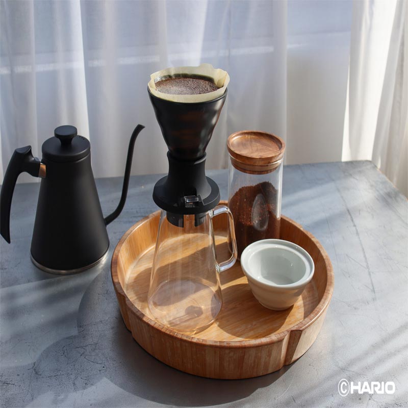 Hario SSDC-02-SMB V60 Immersion Seramik Dripper Switch, Siyah