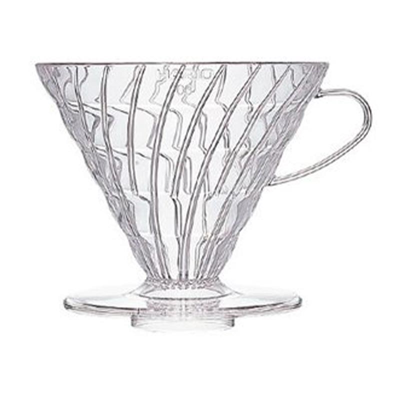 Hario VD-03T V60 03 Plastik Dripper, Şeffaf
