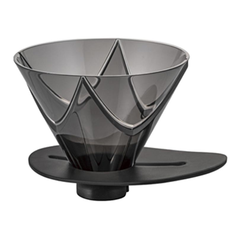 Hario VDMU-02-TB V60 Mugen Plastik Dripper, Siyah
