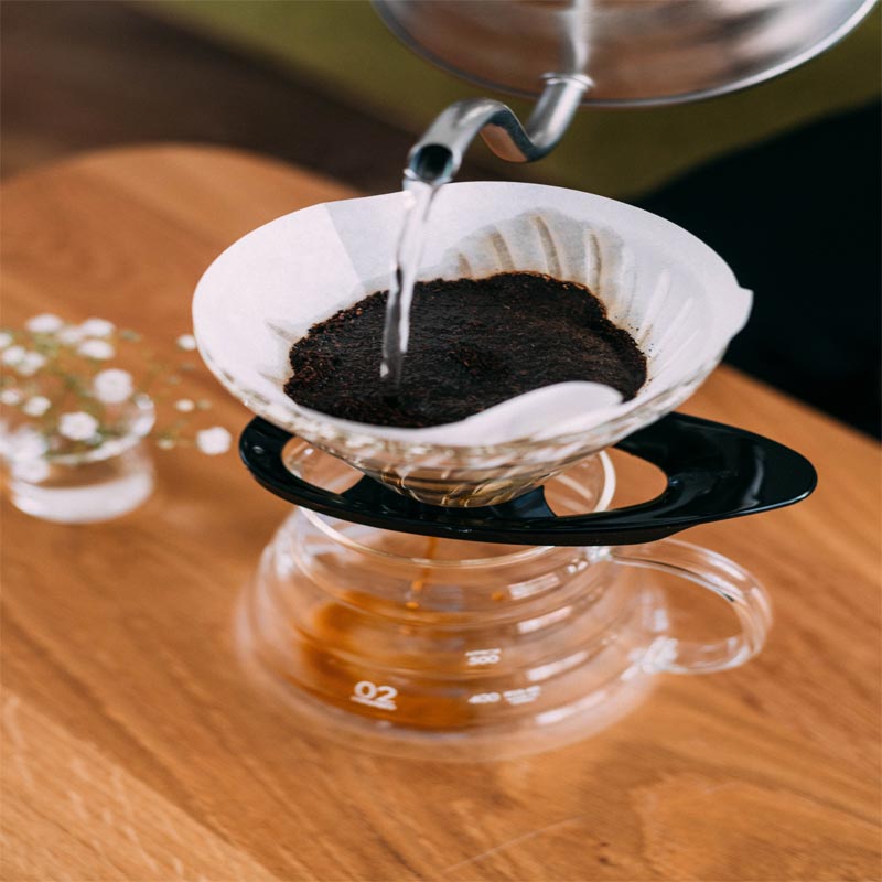 Hario VDGR-02-B V60 02 Cam Dripper, Siyah