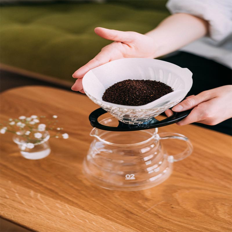Hario VDGR-02-B V60 02 Cam Dripper, Siyah