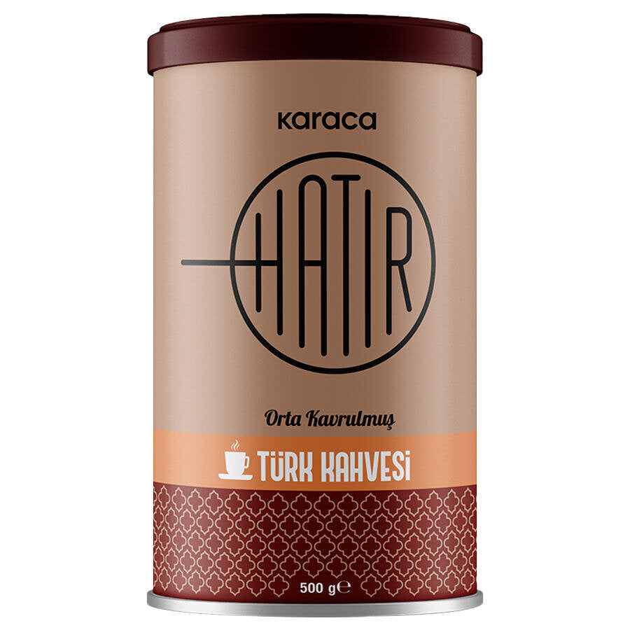 Hatır Türk Kahvesi Teneke Kutu 500 g