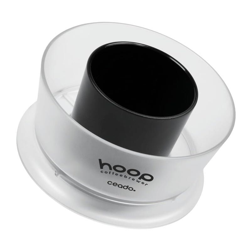 Hoop Coffee Brewer Manuel Kahve Demleme Ekipmanı, Beyaz-Şeffaf