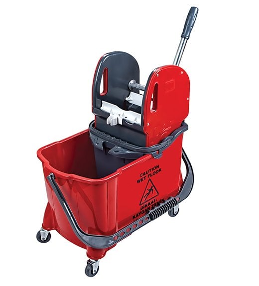 Mimoza Çift Kovalı Temizlik Arabası