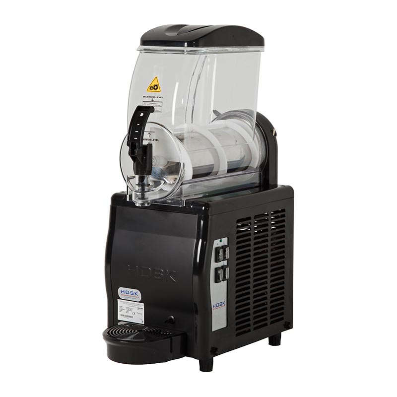 Hosk Ice Slush Granita Karlıbuzlu, Işıklı Kapak, 12 L, Siyah