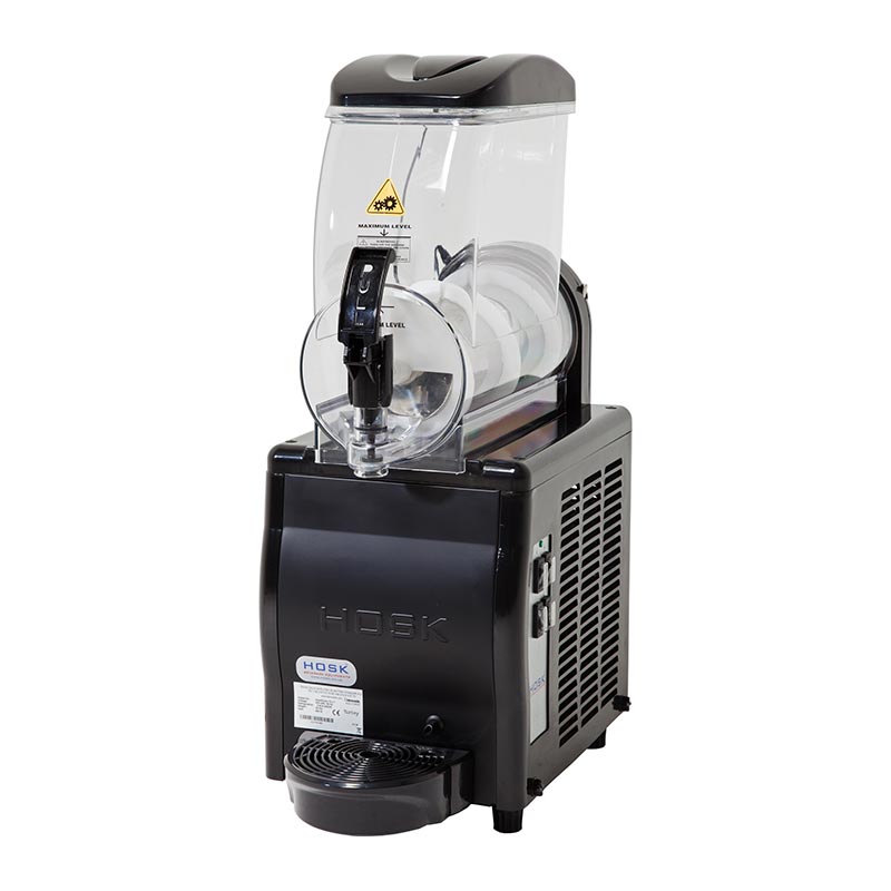 Hosk Ice Slush Granita Karlıbuzlu, Işıklı Kapak, 12 L, Siyah