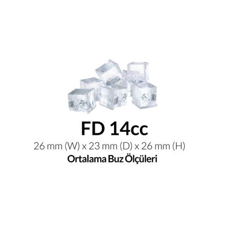 Icetech FD-215 - Küp Buz Maki̇nesi̇, Haznesi̇z
