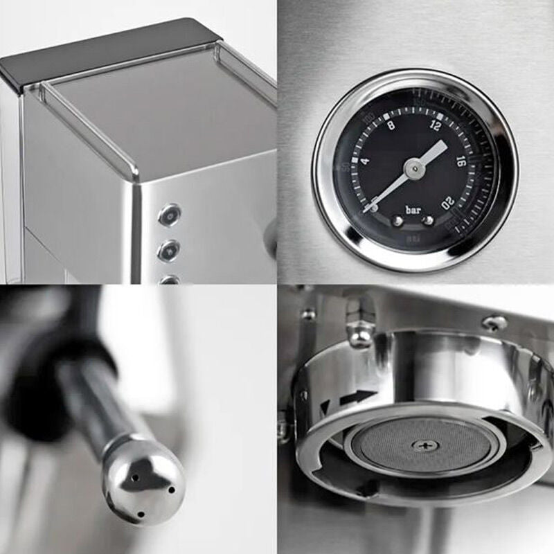 idose Adora Gen2 PID Dual Boiler Yarı Otomatik Espresso Kahve Makinesi, 1 Gruplu, Inox