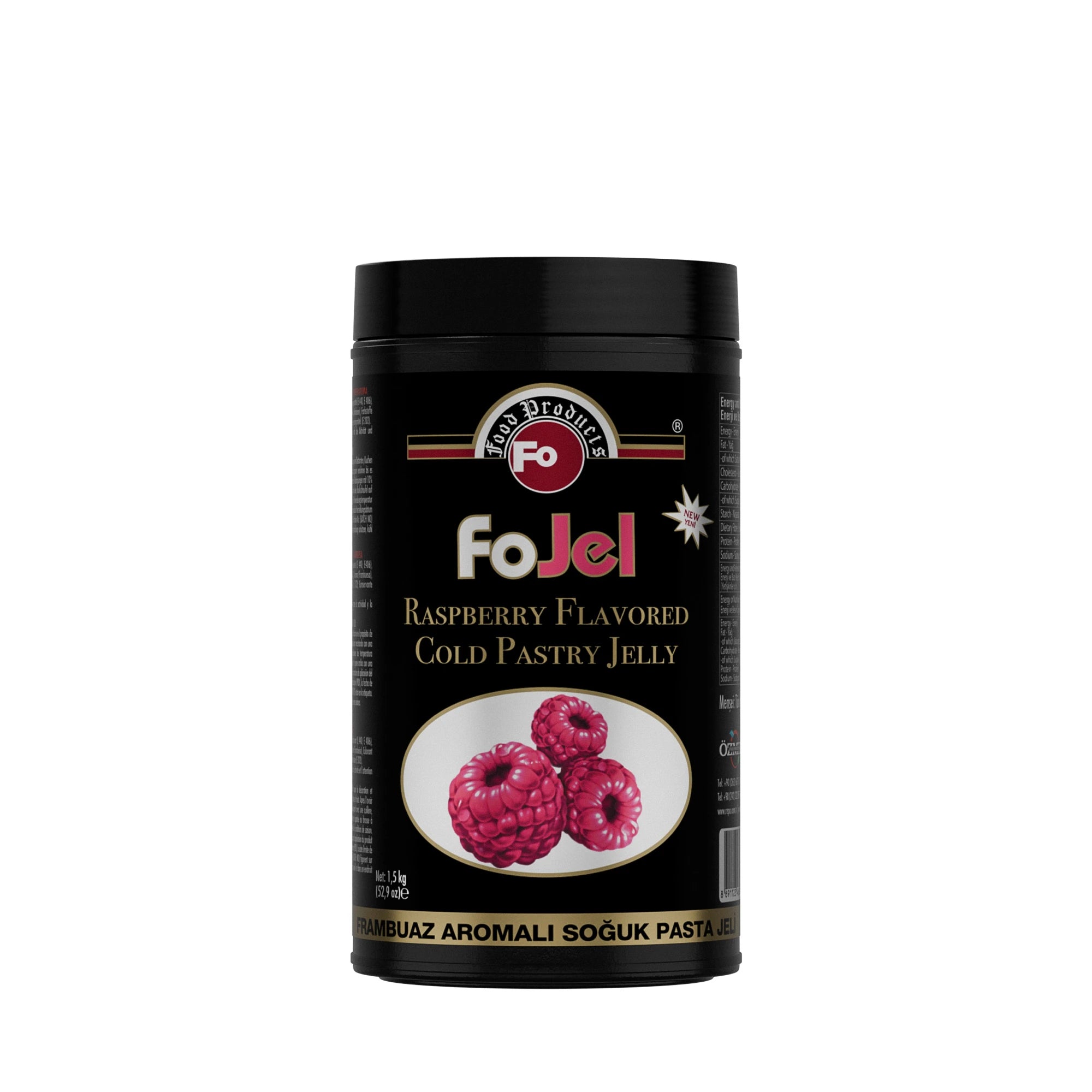 FO Frambuaz Aromalı Soğuk Pasta Jeli 1,5 kg