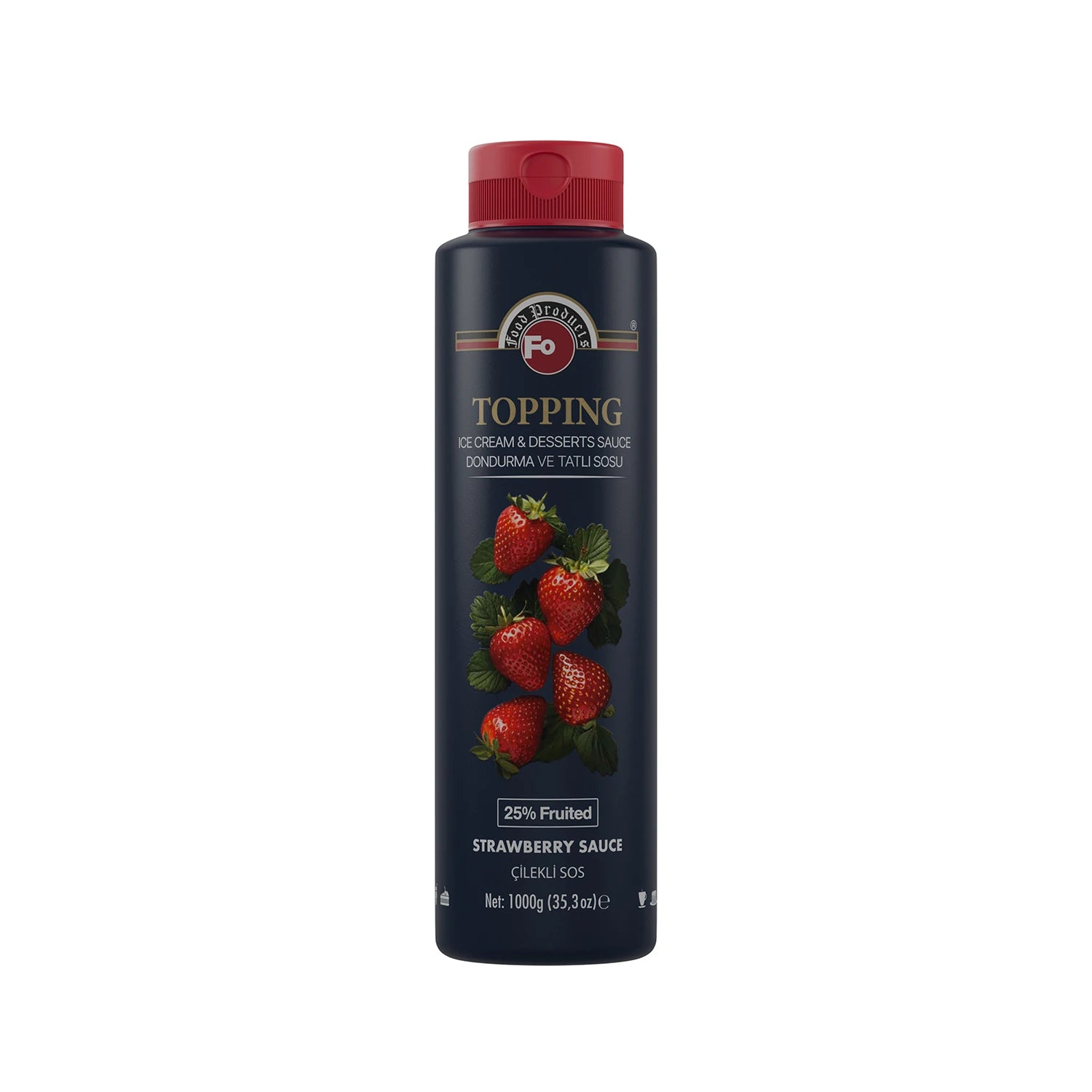 FO Çilekli Topping Dondurma Sosu 1 kg