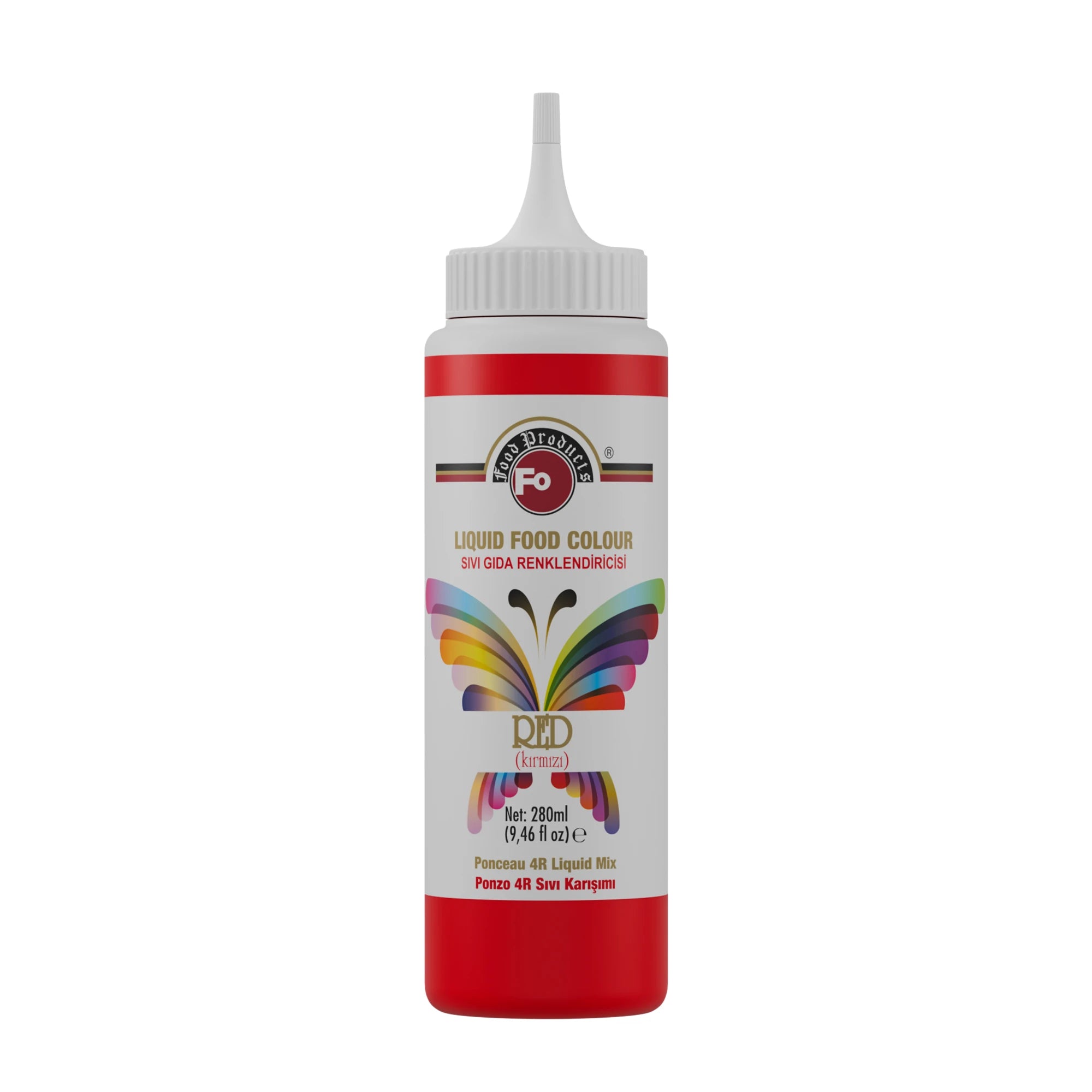 FO Kırmızı Sıvı Gıda Renklendirici 280 ml