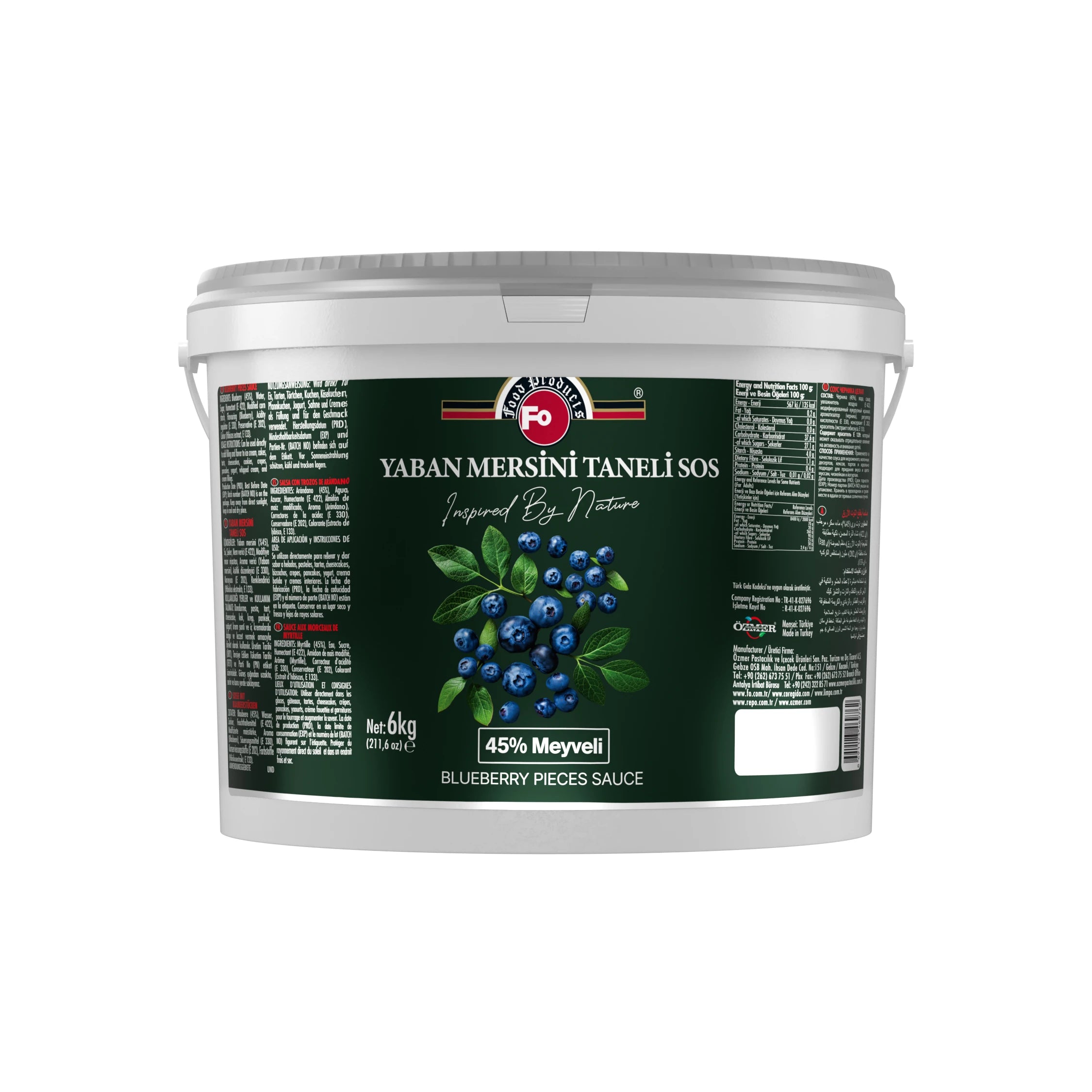 FO Yaban Mersini Taneli Sos 6 Kg