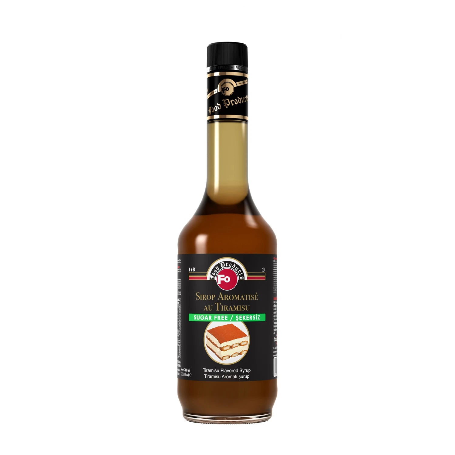 FO Tiramisu Aromalı Şurup - Şekersiz 700 ml