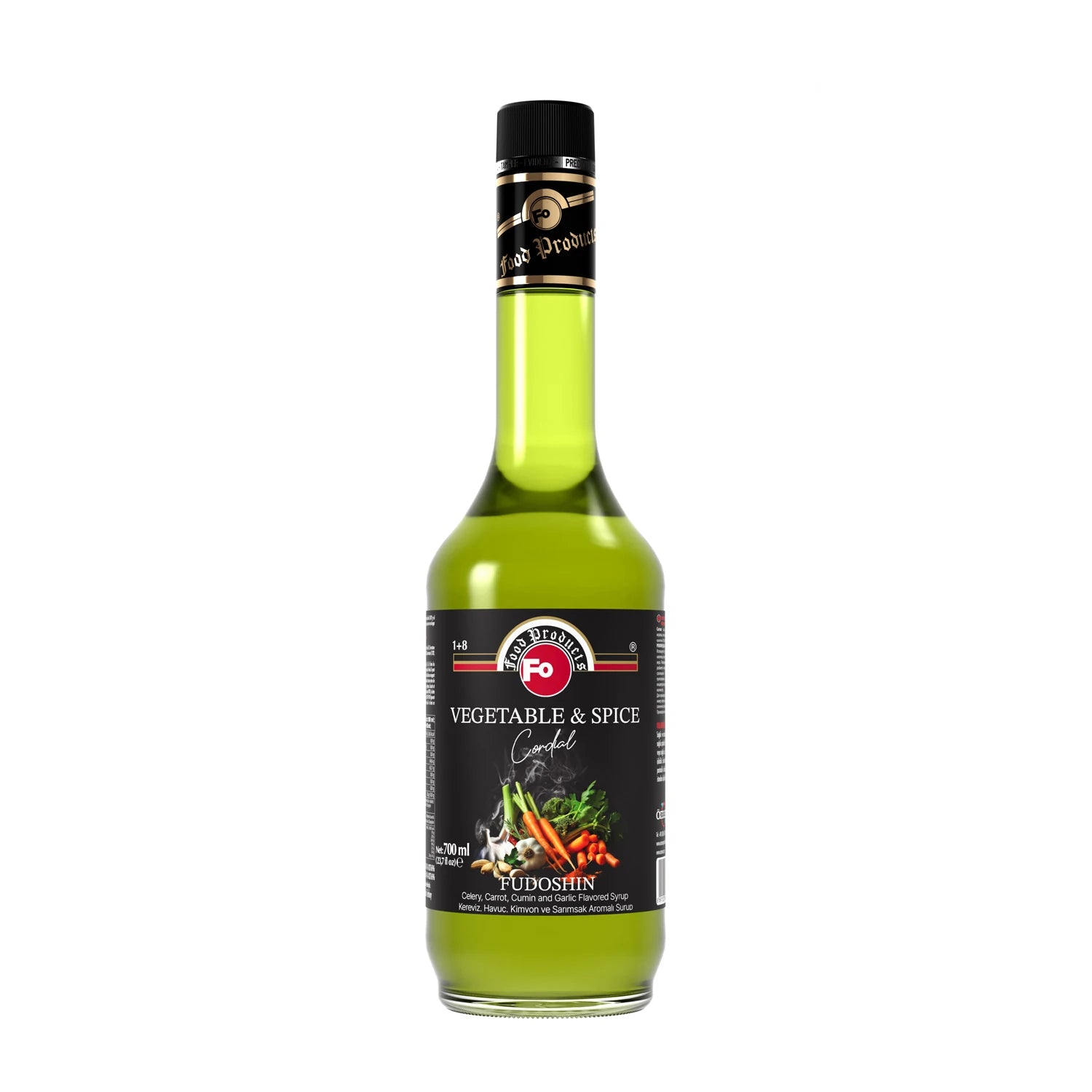 FO Kereviz, Havuç, Kimyon ve Sarımsak Aromalı Şurup - Fudoshin 700 ml