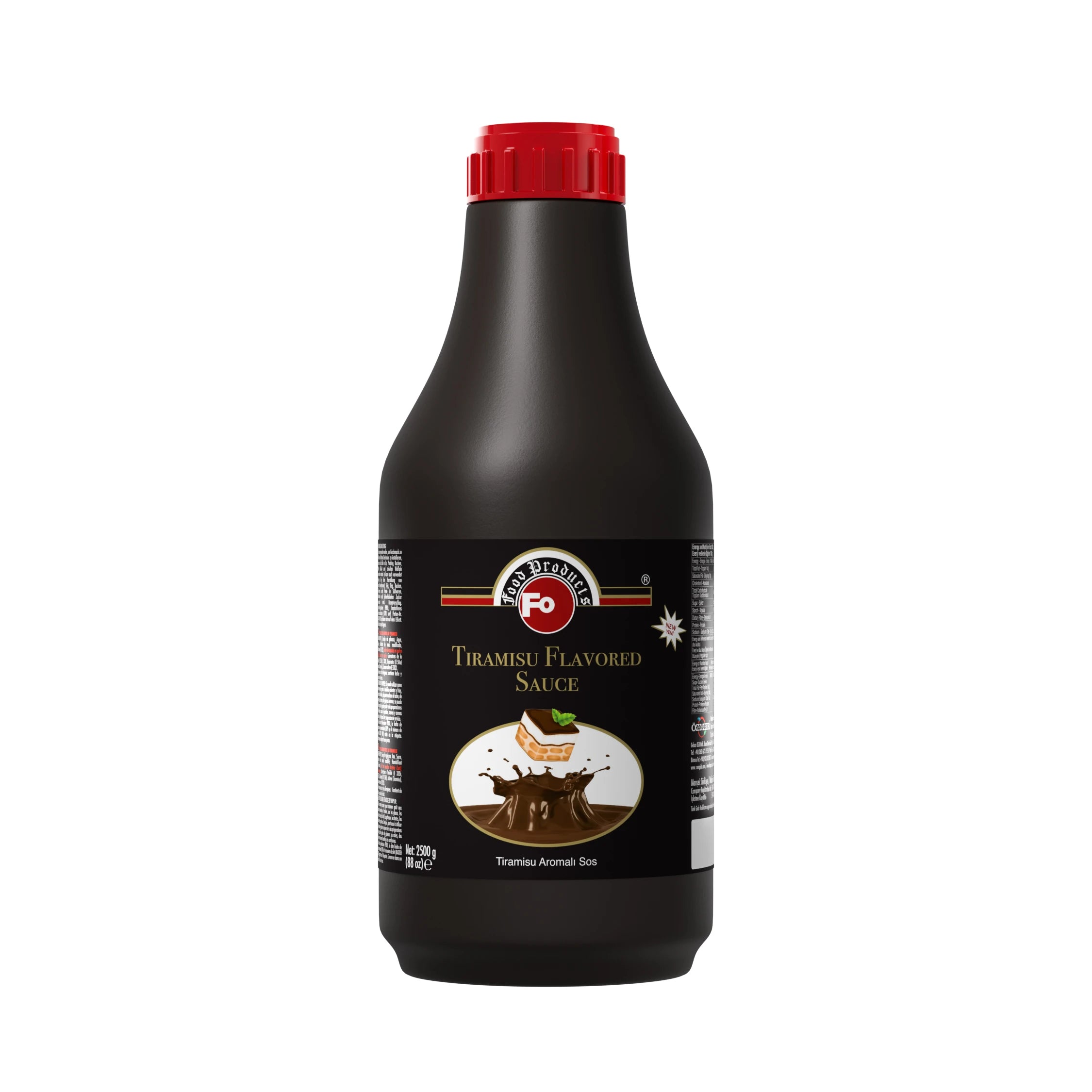 FO Tiramisu Aromalı Profesyonel Sos 2,5 kg (Pompa Hediyeli)