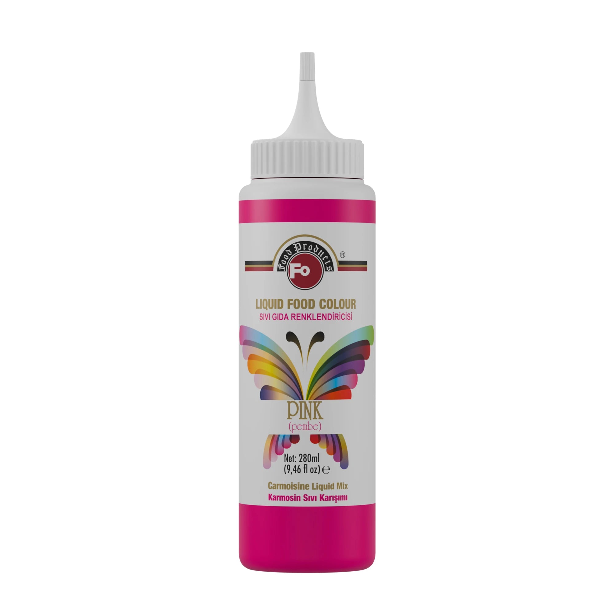 FO Pembe Sıvı Gıda Renklendirici 280 ml
