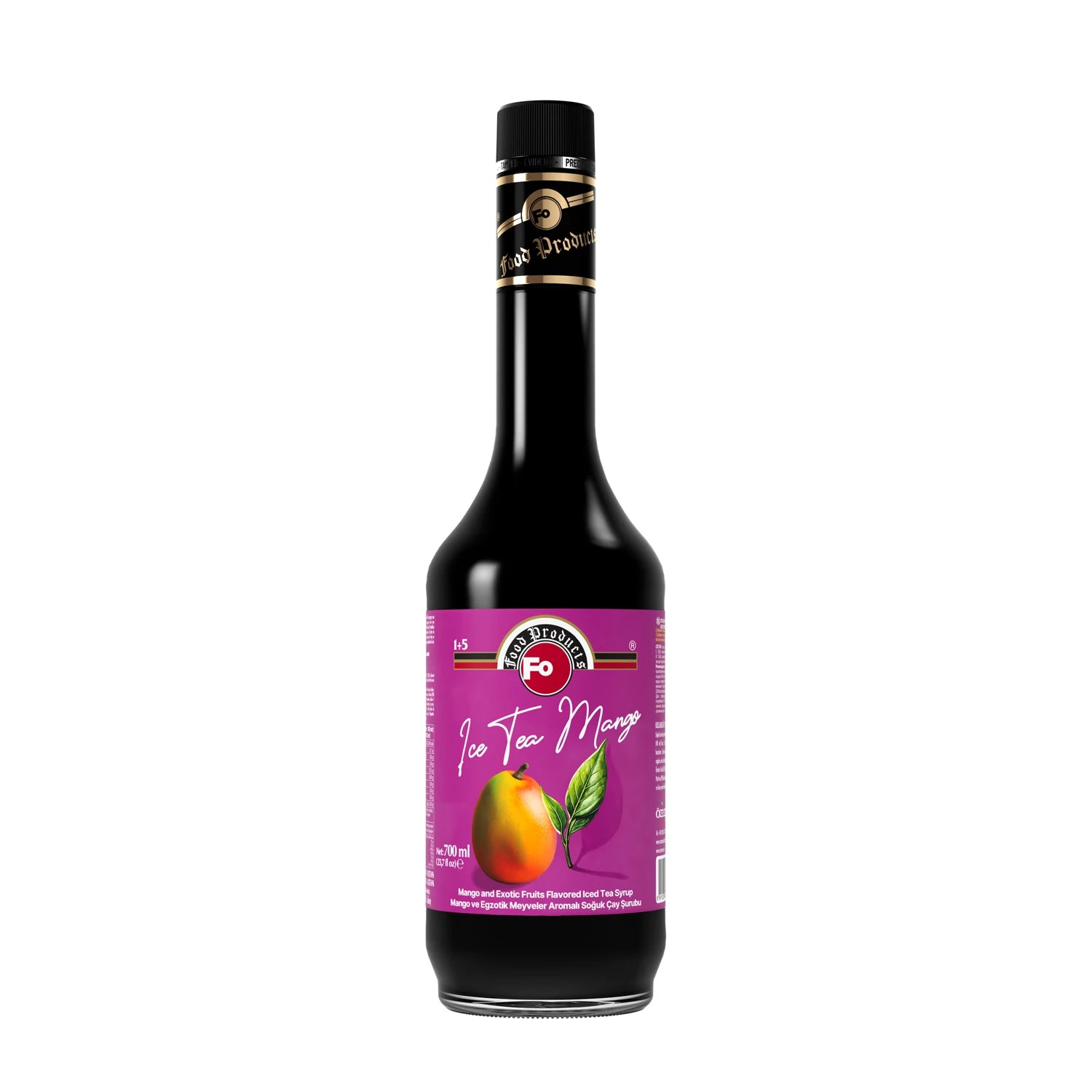 FO Mango ve Egzotik Meyveler Aromalı Soğuk Çay Baz Şurubu 700 ml
