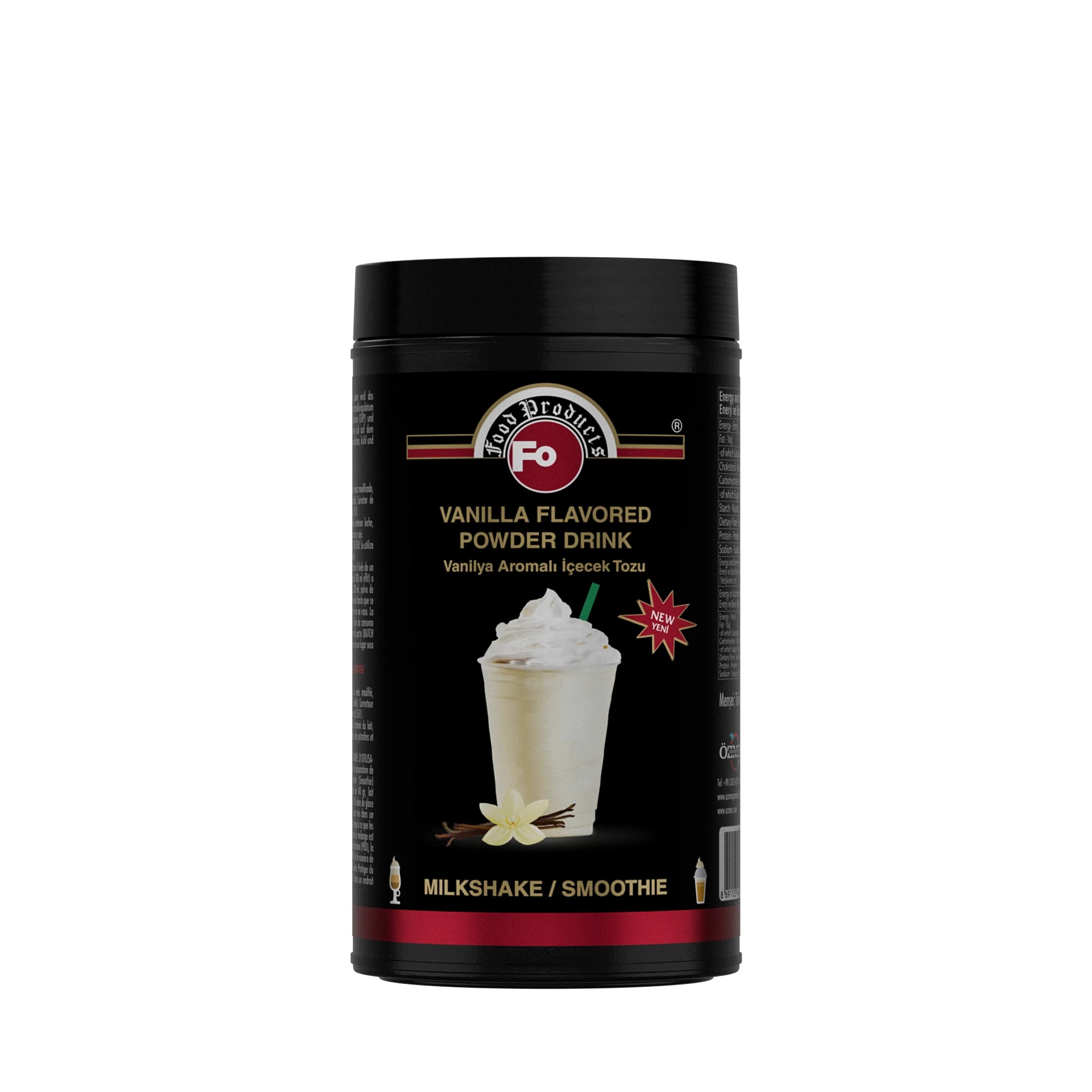 FO Vanilya Aromalı İçecek Tozu - Milkshake 1 kg