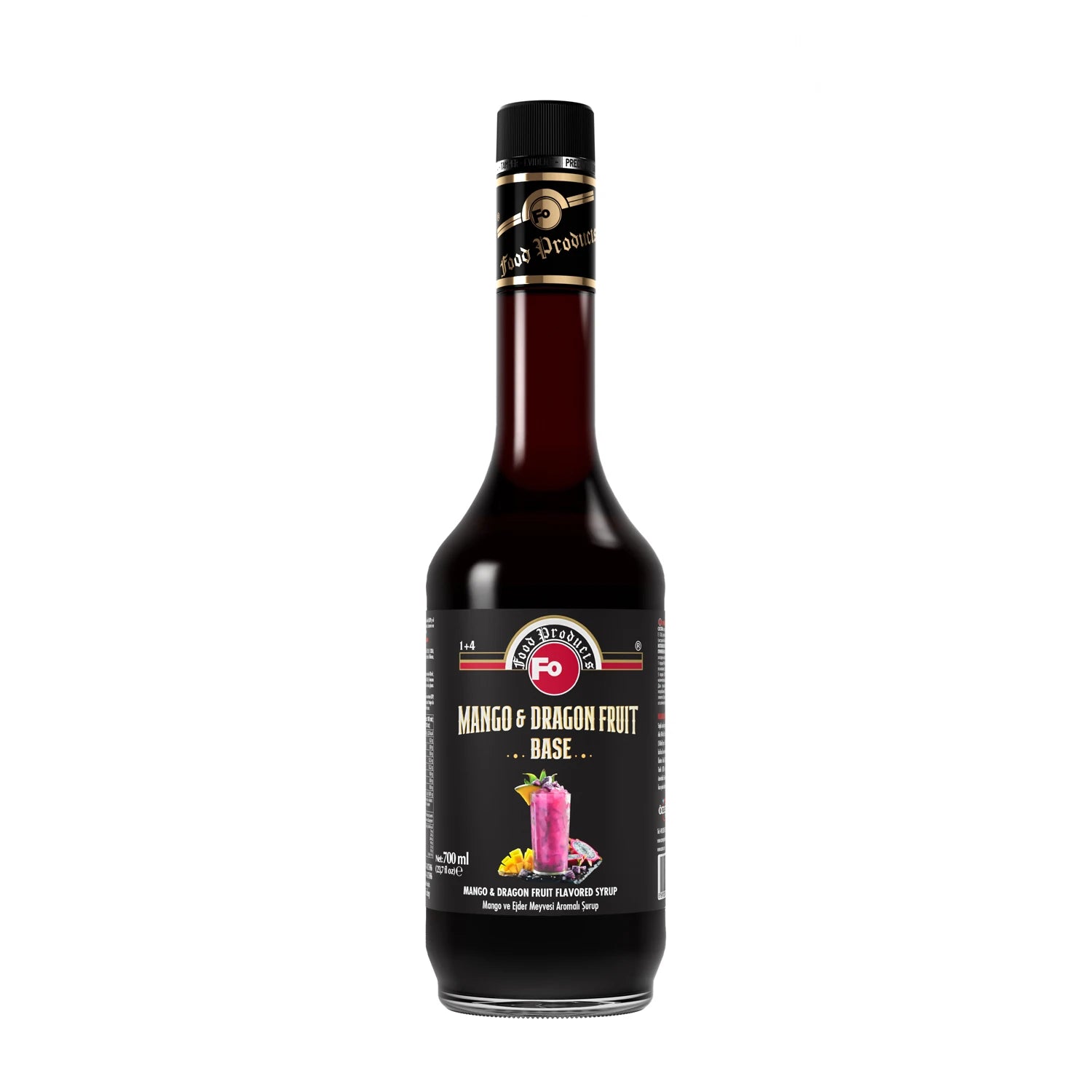 FO Mango ve Ejder Meyvesi Aromalı Baz Şurup 700 ml