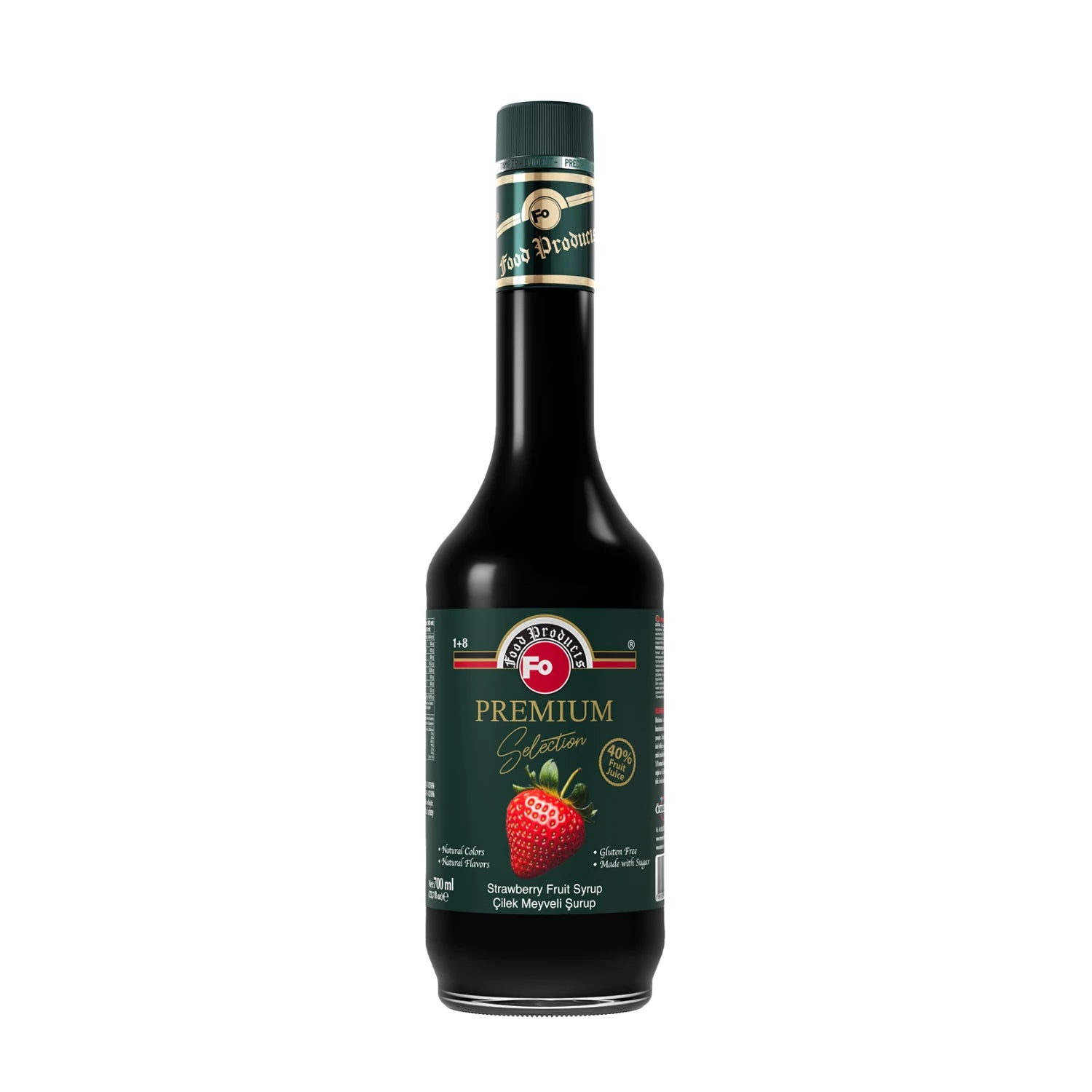 FO Çilek Meyveli Şurup - Premium 700 ml