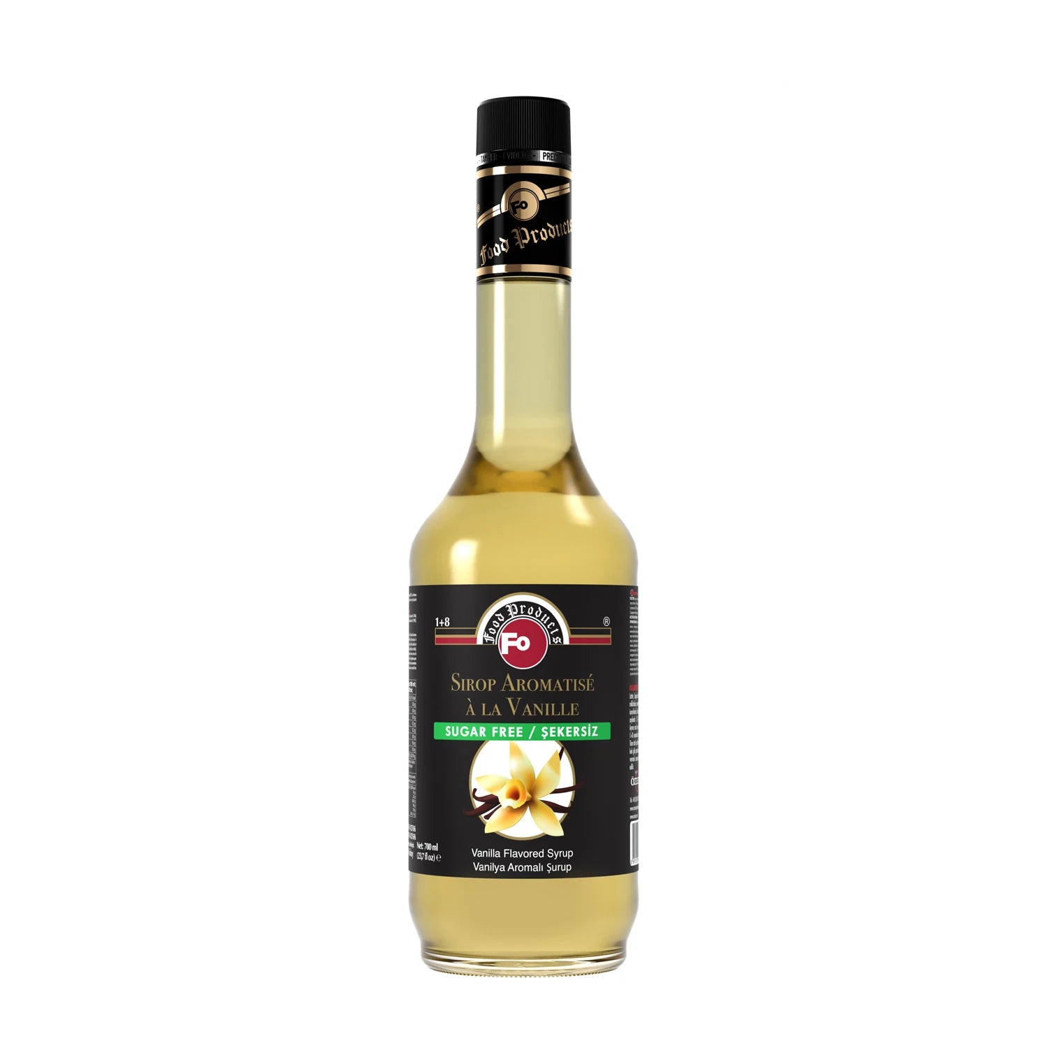 FO Vanilya Aromalı Şurup - Şekersiz 700 ml