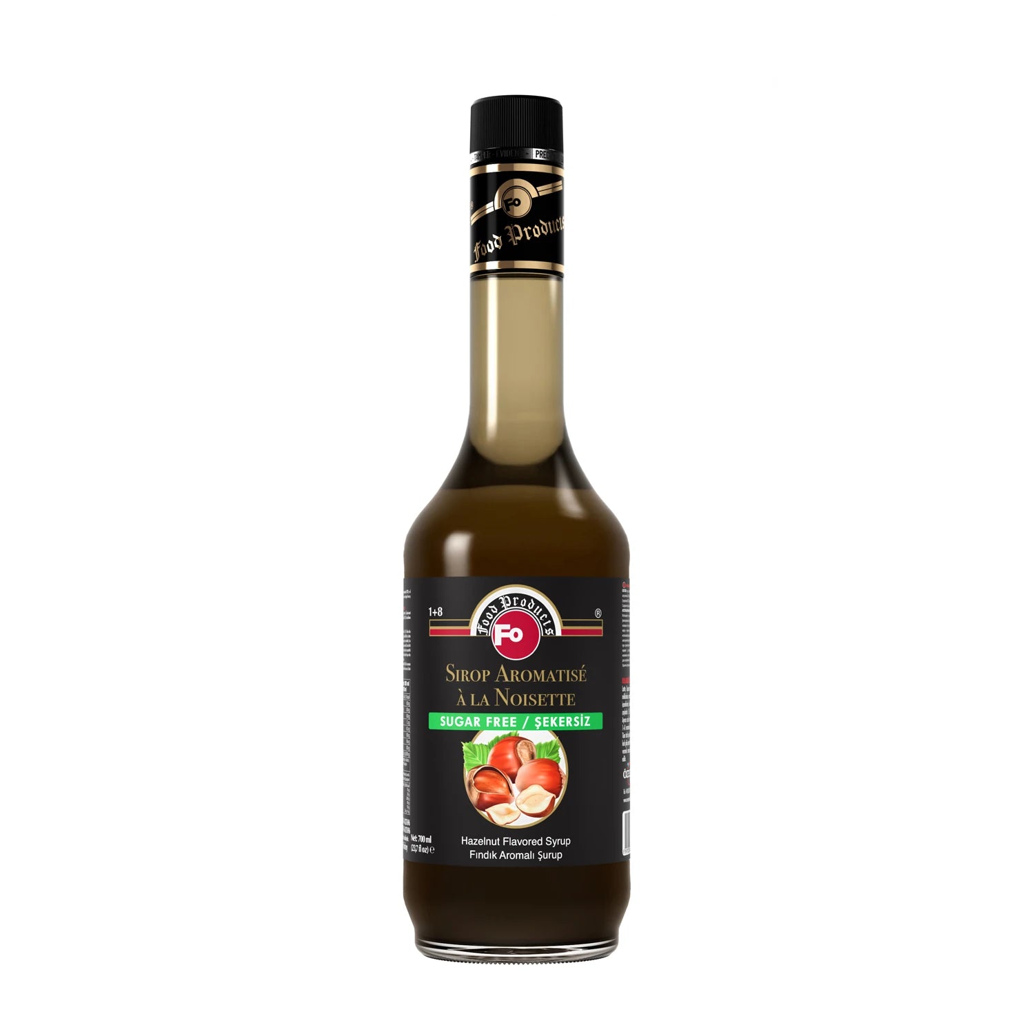FO Fındık Aromalı Şurup - Şekersiz 700 ml