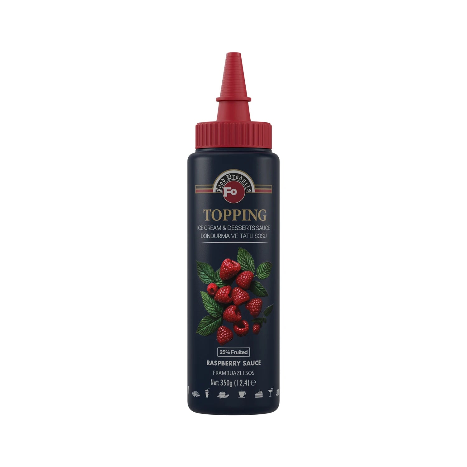 FO Frambuazlı Topping Dondurma Sosu 350 gr