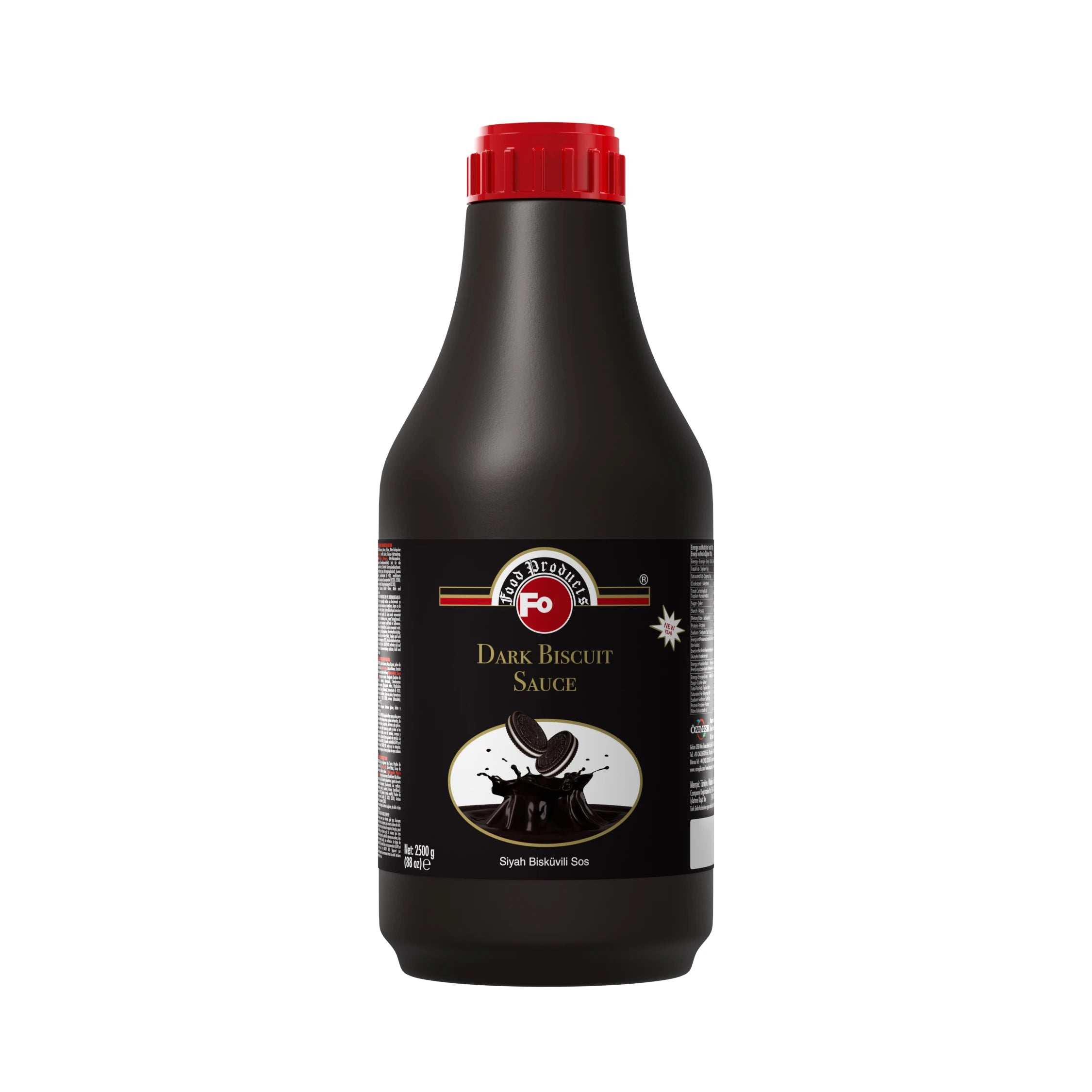 FO Siyah Bisküvili Profesyonel Sos 2,5 kg (Pompa Hediyeli)