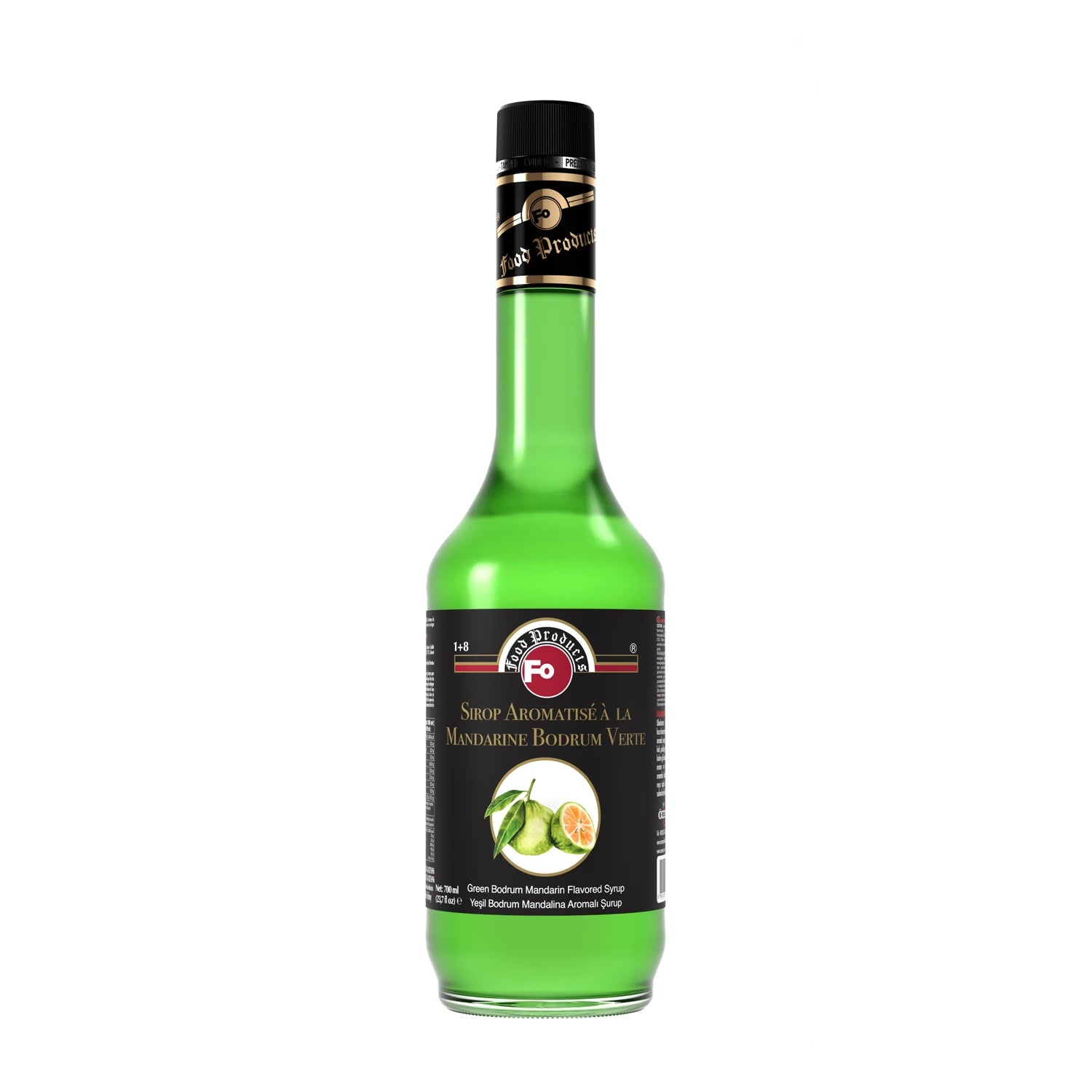 FO Yeşil Bodrum Mandalinası Aromalı Şurup - Şekerli 700 ml