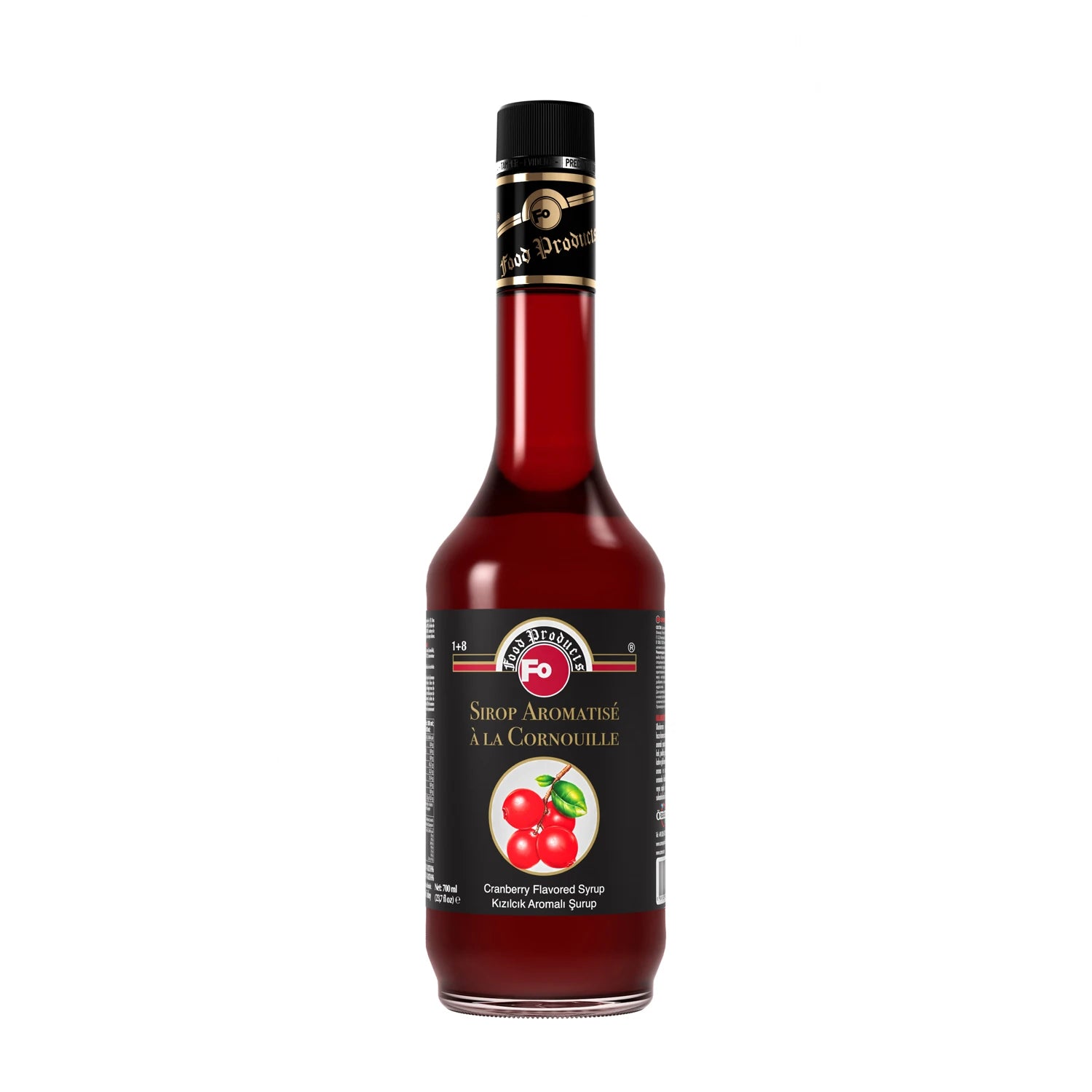 FO Kızılcık Aromalı Şurup - Şekerli 700 ml