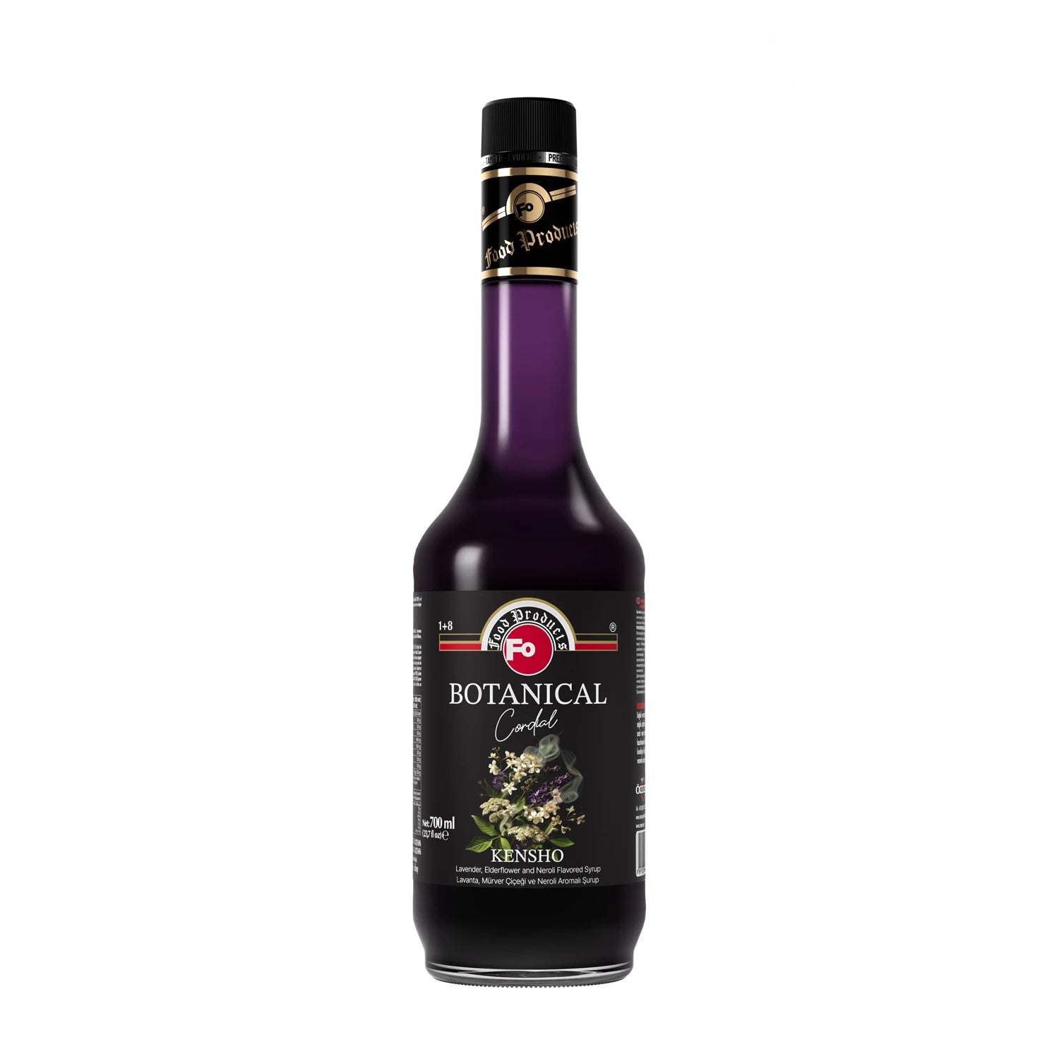 FO Lavanta, Mürver ve Portakal Çiçeği Aromalı Şurup - Kensho 700 ml