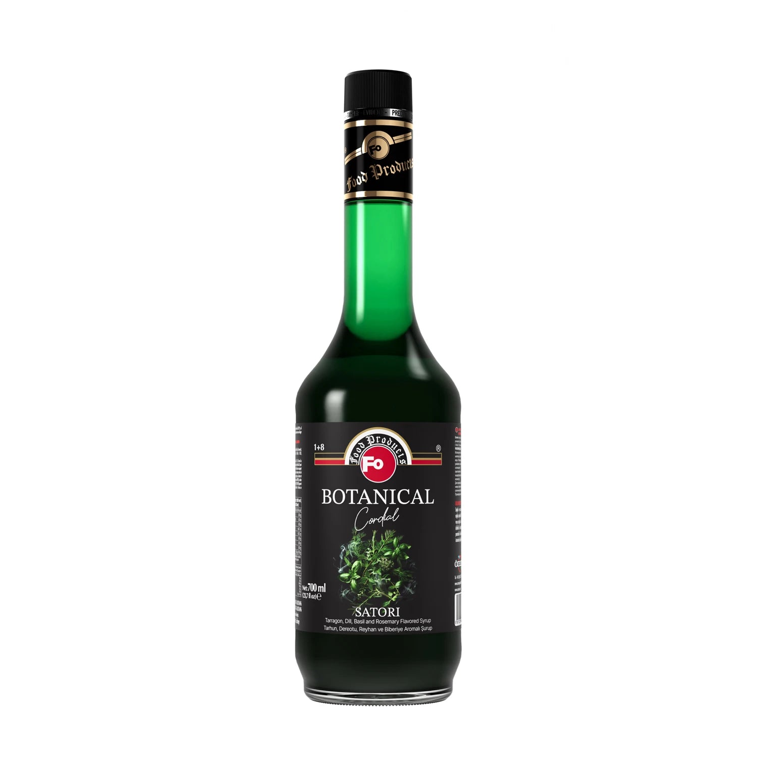 FO Tarhun, Dereotu, Reyhan ve Biberiye Aromalı Şurup - Satori 700 ml