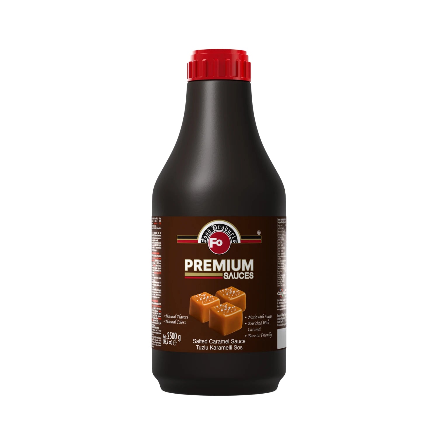FO Tuzlu Karamelli Premium Sos 2,5 kg (Pompa Hediyeli)