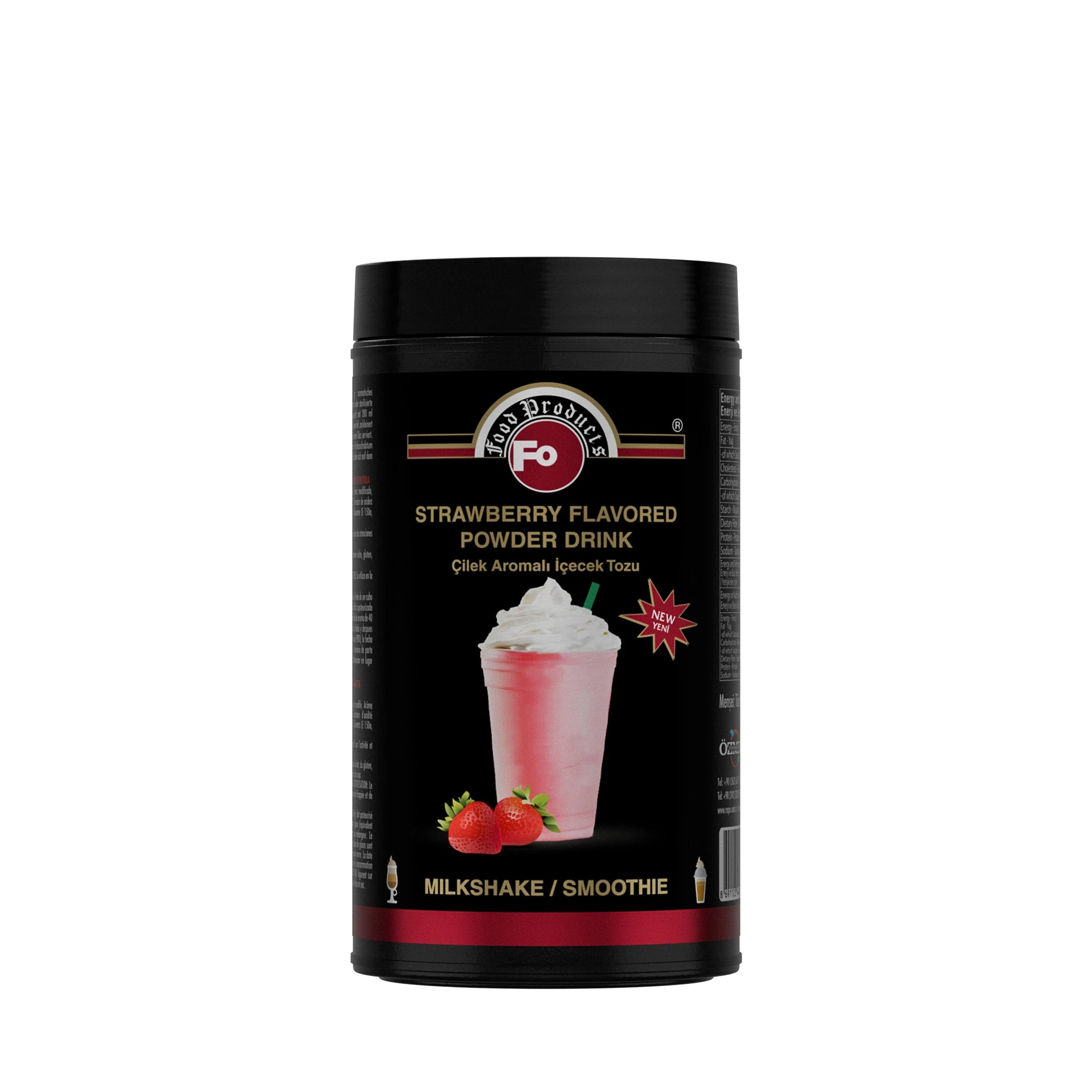 Çilek Aromalı İçecek Tozu - Milkshake 1 kg