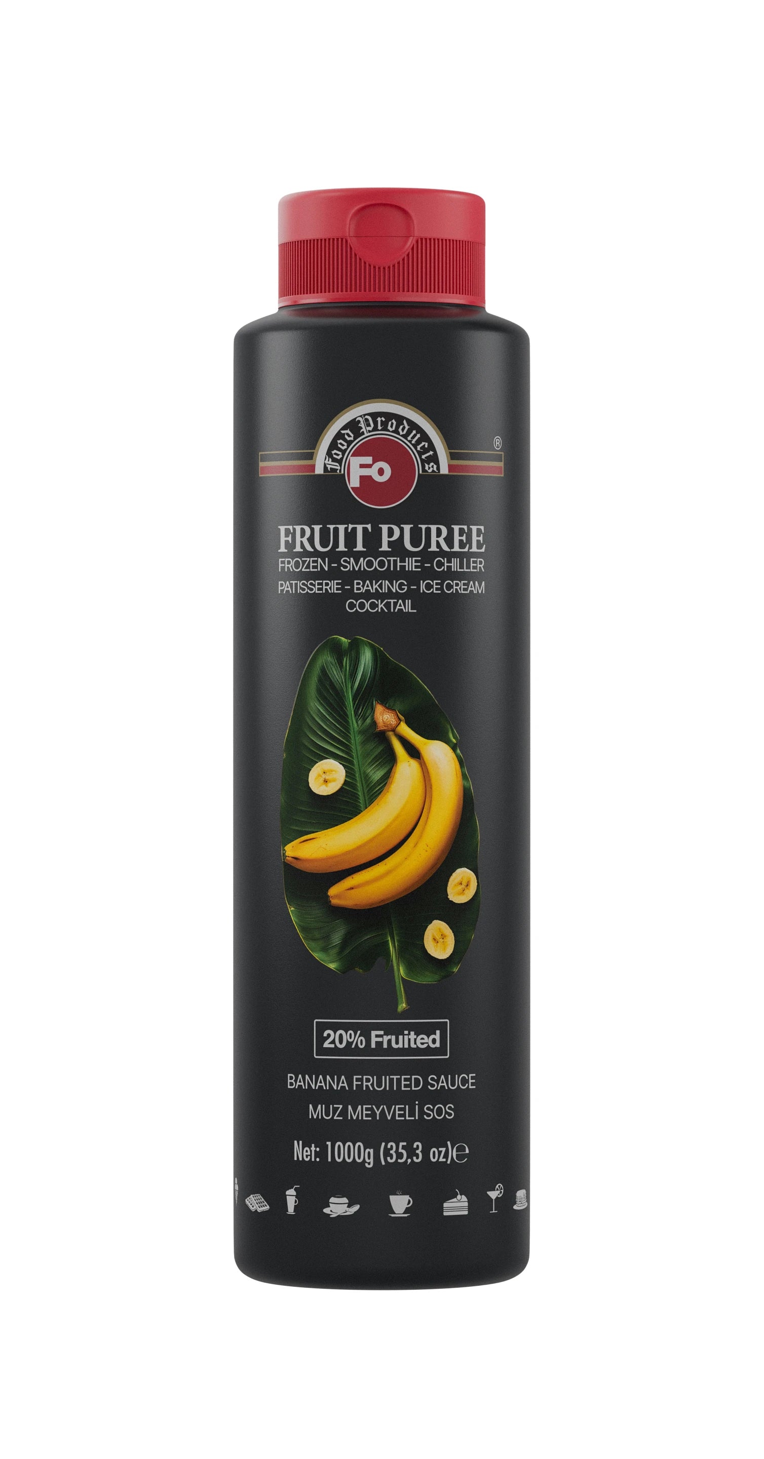 Muz Meyveli Sos - Frozen 1 kg
