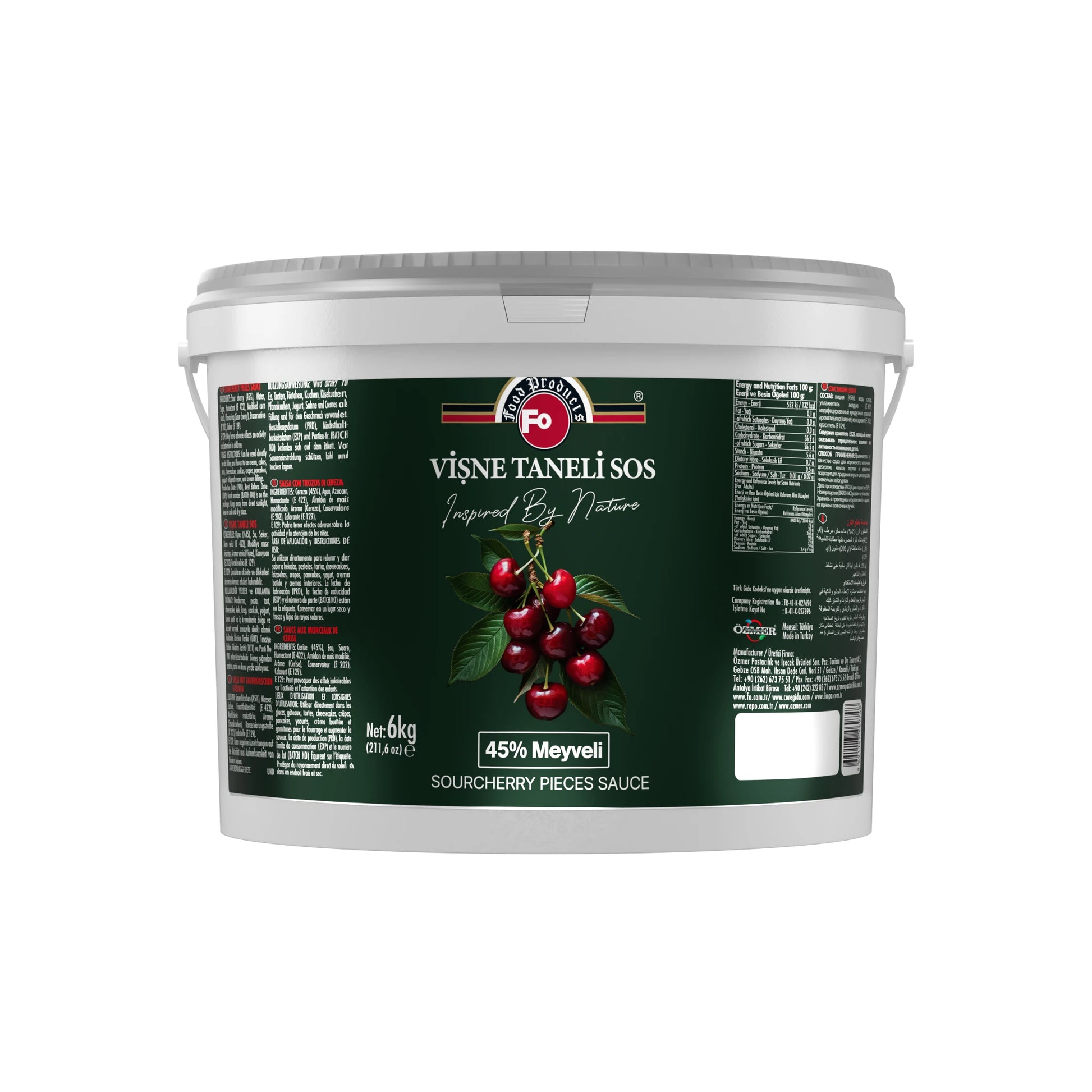 Vişne Taneli Sos 6 Kg