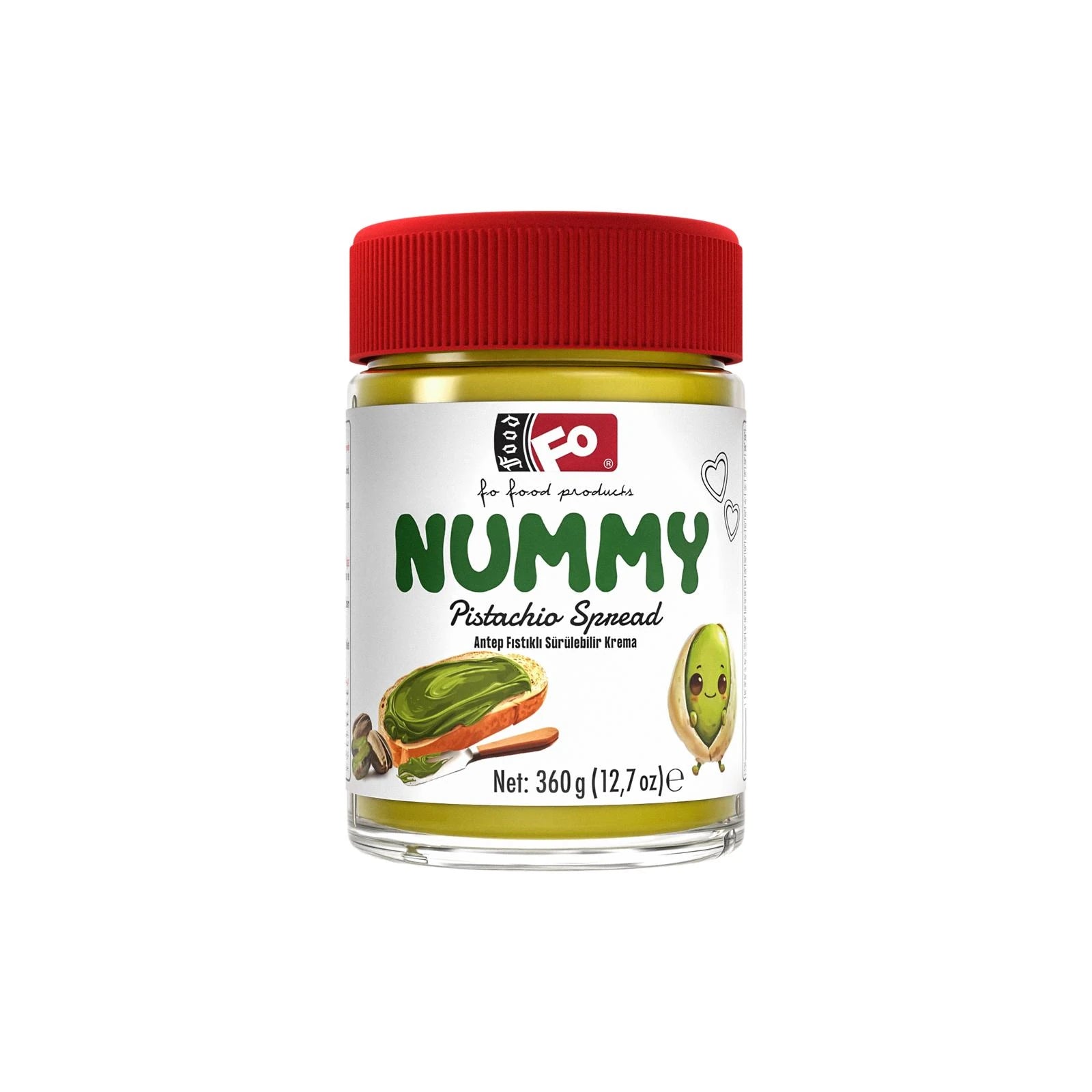 Nummy Antep Fıstıklı Sürülebilir Krema 360 gr