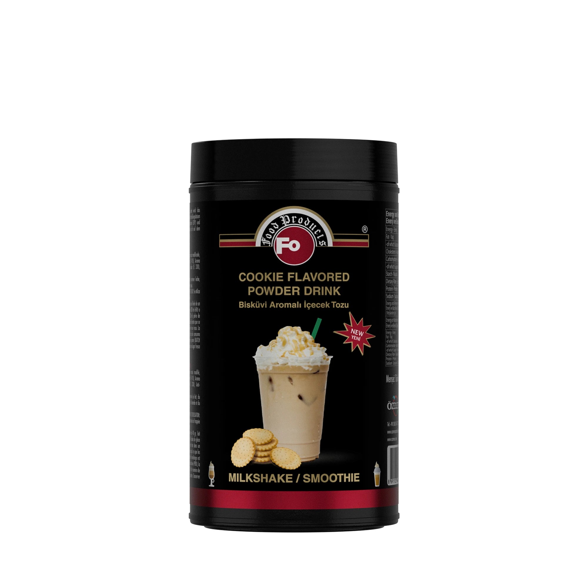 Bisküvi Aromalı İçecek Tozu - Milkshake 1 kg