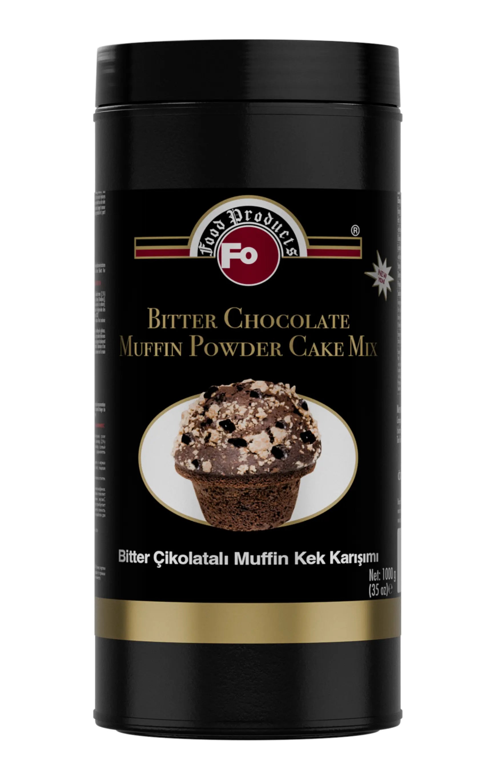 Yumurtasız Bitter Çikolatalı Muffin Kek Karışımı 1 kg