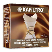 Kafiltro Chemex Filtre Kağıdı, 5-8 Fincan, 100 Adet