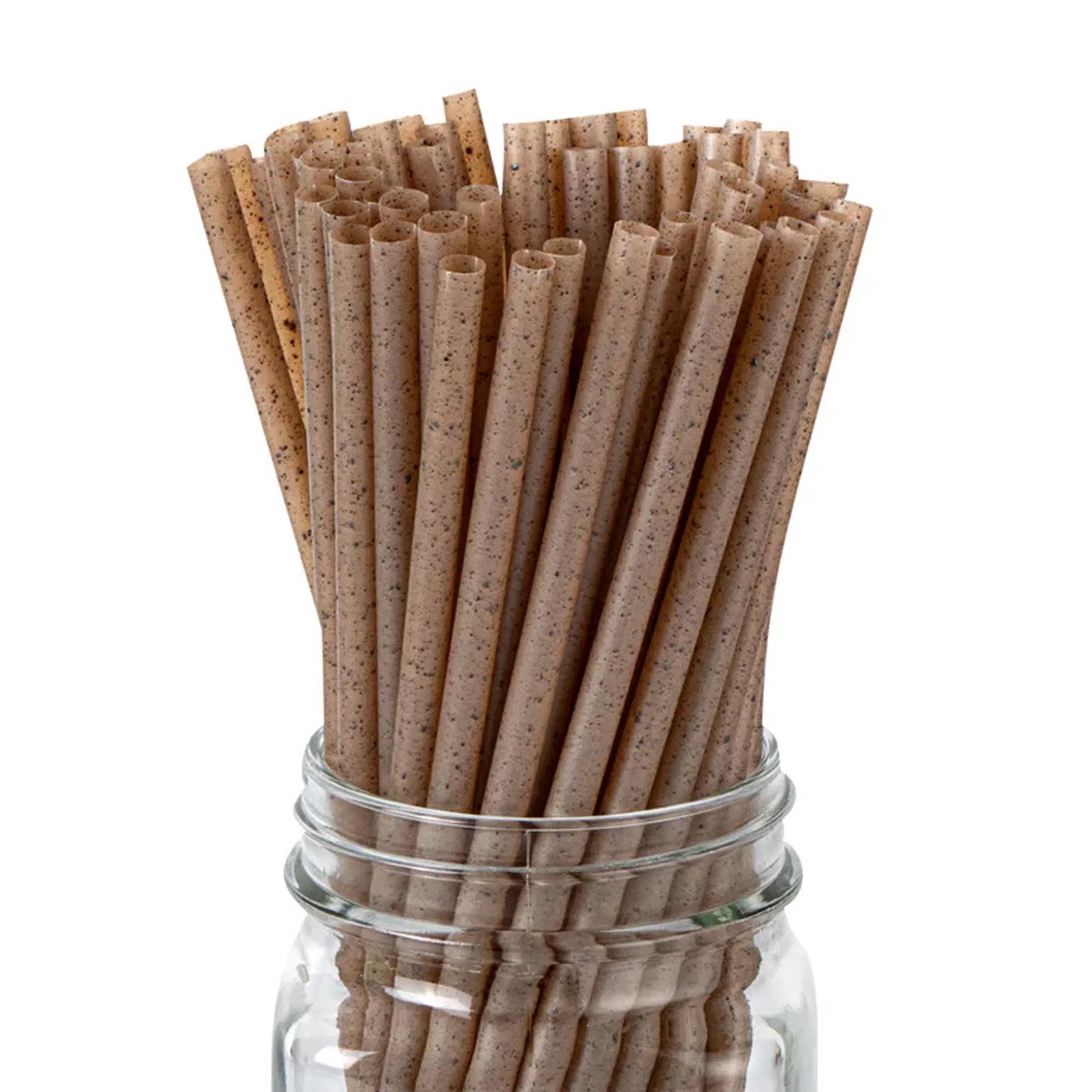 Kahve Çekirdeği Pipet 24 cm - 100 Adet